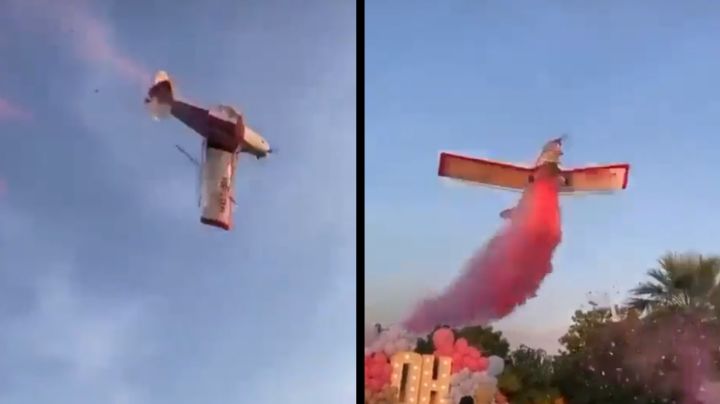 VIDEO | Avioneta se estrella mientras revelaba el sexo de un bebé en Sinaloa; muere el piloto