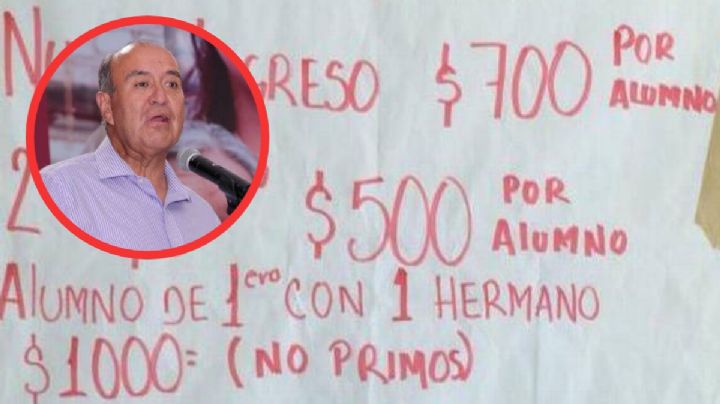 Esto dijo el secretario de Educación de las cuotas escolares obligatorias