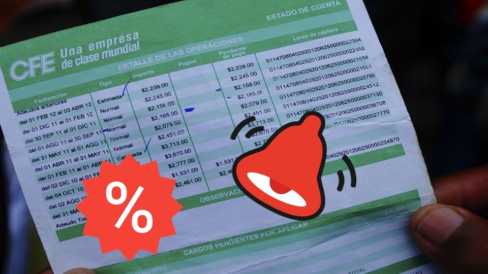 El descuento por la temporada de calor termina el 31 de octubre, por lo que, a apartir de esa fecha el recibo de luz de la CFE llegará mucho más cara en algunos estados de México.