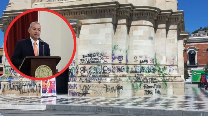 ¿Qué tan caro será borrar las pintas del Reloj de Pachuca? Esto se sabe