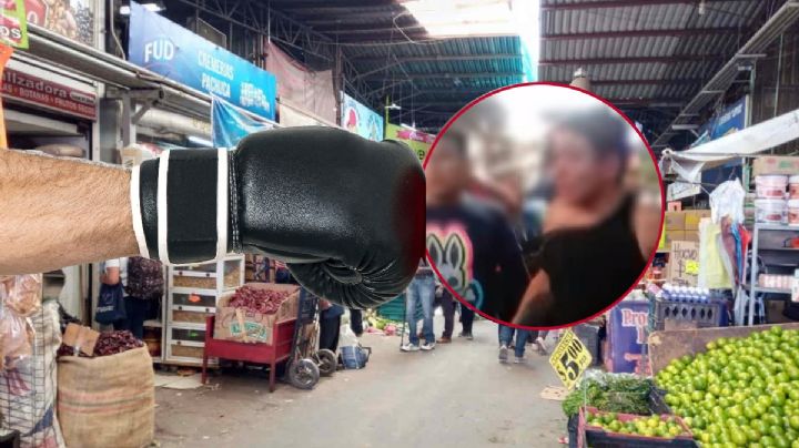 Dan golpiza a presunto ladrón en la Central de Abastos Pachuca