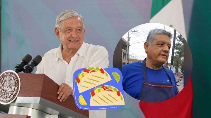 ¿Tacos AMLO? Taquero veracruzano causa polémica por parecido con López Obrador