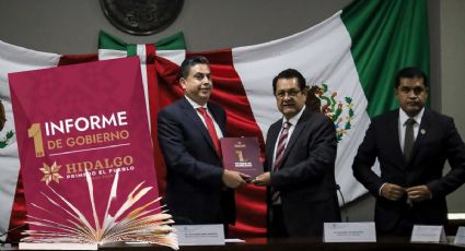 Entrega de Primer Informe de Gobierno de Hidalgo al Congreso estatal