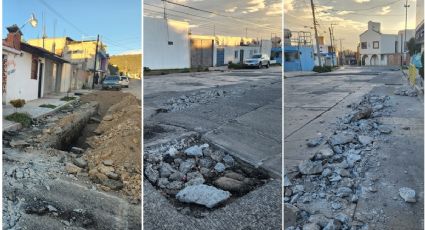 Calle intransitable, padecen vecinos de esta colonia de Pachuca