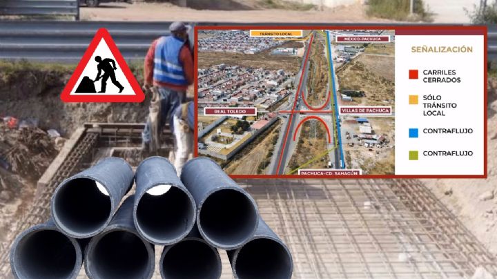 Alerta vial: Cierre de carriles en bulevar de Pachuca, ¿dónde, cuándo y por qué?