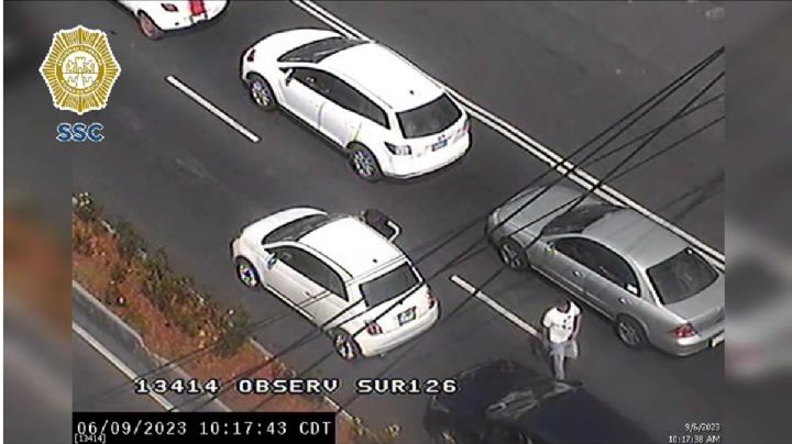 VIDEO | En 18 segundos asaltan a 3 automovilistas en Observatorio, pero ya están detenidos