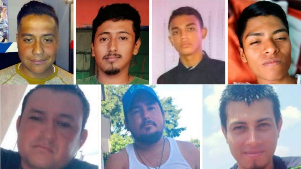 José, Ever, Óscar, Cristian, Francisco, Cristóbal y Cutberto, son los desaparecidos