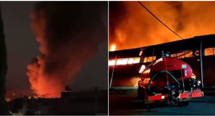 VIDEOS: Incendio consume almacén de medicamentos del IMSS en la GAM