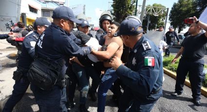 Manifestación en Boulevard Aeropuerto termina con represión policiaca y 7 detenidos