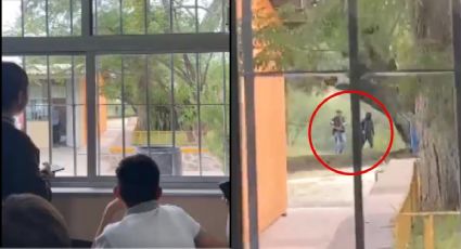 VIDEO| “Están aquí afuera”, sicarios entran con armas largas a secundaria de Zacatecas