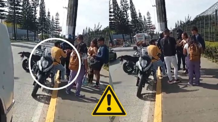 Acosa a mujeres en camión de Xalapa y pasajeros lo retienen (+video)