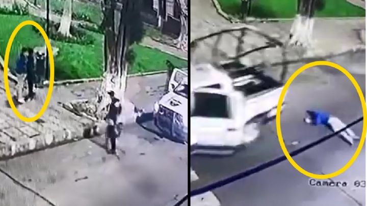 VIDEO | Policías de Michoacán asaltan, golpean y atropellan a joven; pierde la oreja