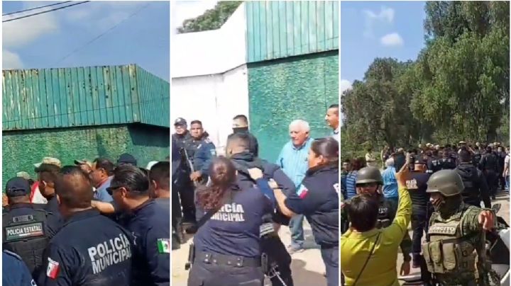 Entra Ejército a parar enfrentamiento entre policías del Edomex y de Hidalgo | VIDEO