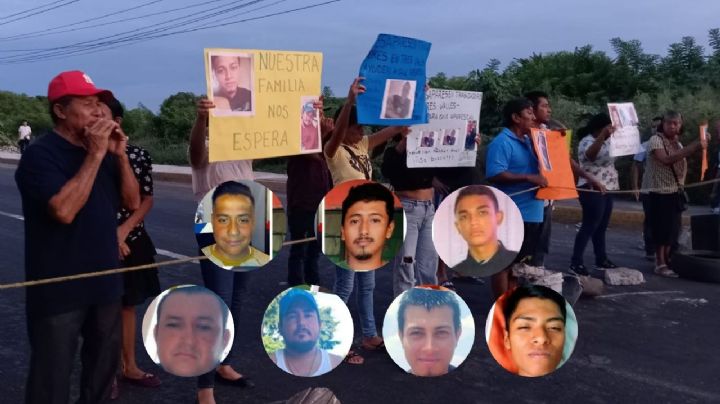 Frente a la Fiscalía de Veracruz, exigen búsqueda de 7 albañiles desaparecidos en Tres Valles