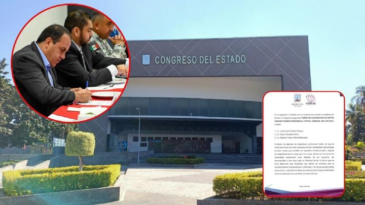 Cuauhtémoc Blanco envía terna al Congreso: ¿Quiénes son los candidatos a ocupar la Fiscalía de Morelos?
