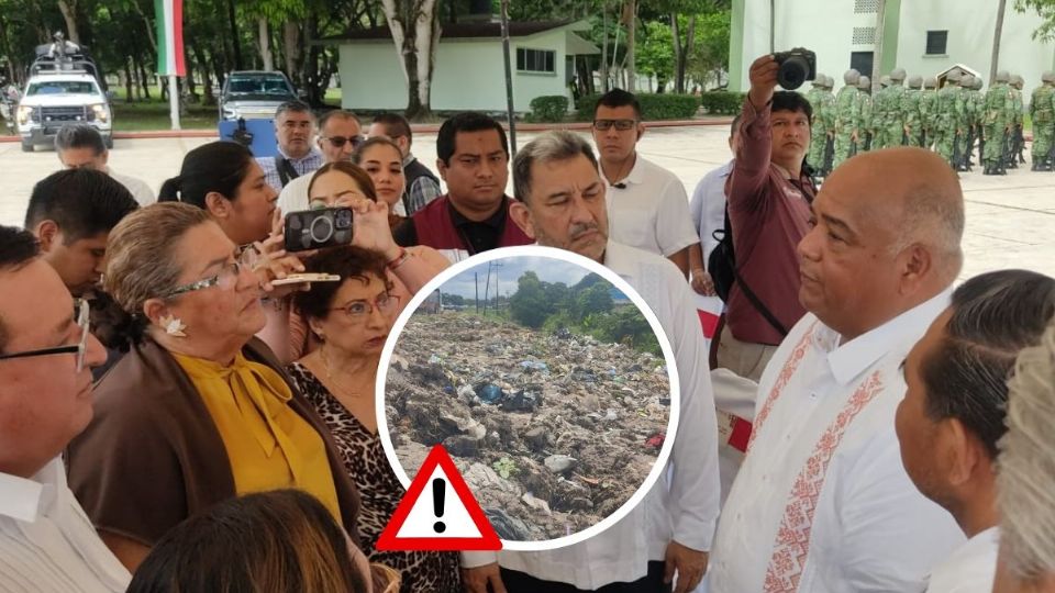 Conflicto en Nanchital tras anuncio de relleno sanitario