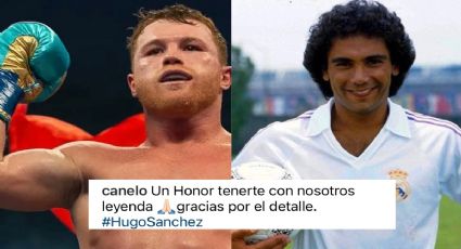 Hugo Sánchez y El Canelo juntos: Esta es la "joya" que le regaló el Pentapichichi al boxeador