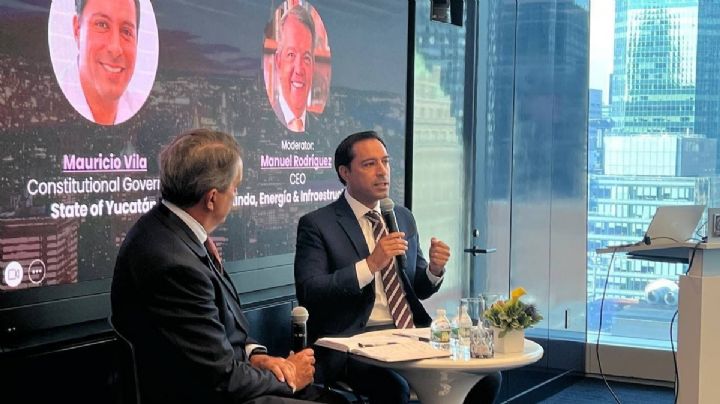 Expone gobernador Mauricio Vila a Yucatán como lugar ideal para invertir