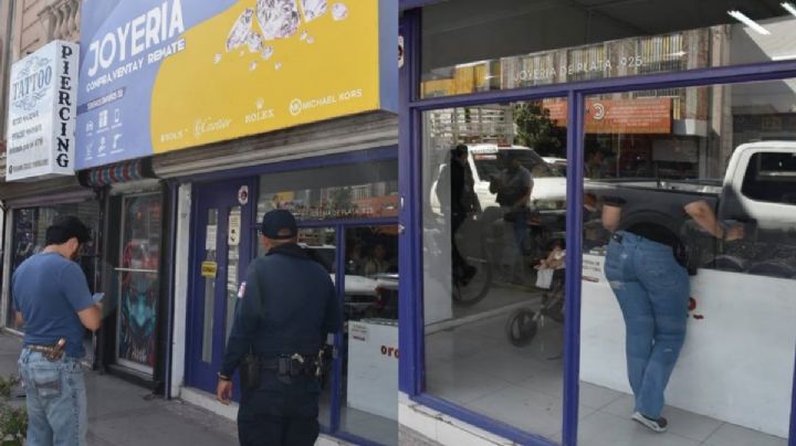 Con cuchillo en mano hombre asalta casa de empeño en Chihuahua; de botín se lleva 50 mil pesos en joyas