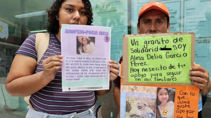 Familia de Alma, joven atropellada en Papantla, debe casi medio millón de pesos