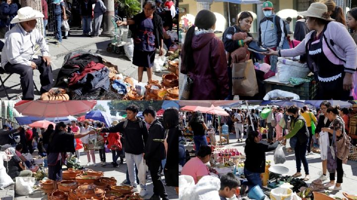 Así es el trueque en San Pedro Cholula Puebla, una tradición prehispánica