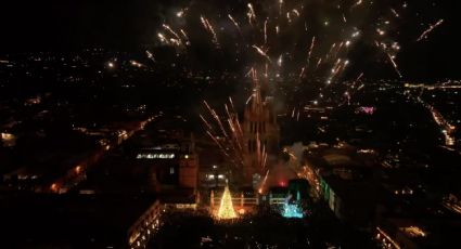 Así le dio la a bienvenida Guanajuato a 2024: fuegos artificiales, conciertos y baile | VIDEO