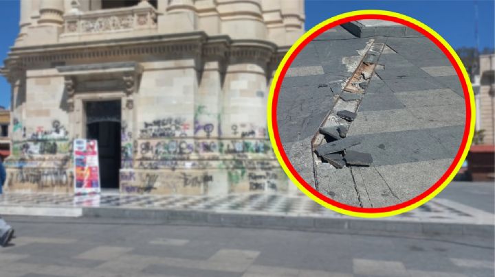 Se acaba un año más y plaza del Reloj de Pachuca sigue empeorando | FOTOS