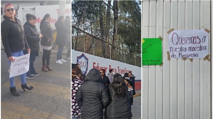 Padres de familia explotan por falta de maestro y cierran escuela en Pachuca