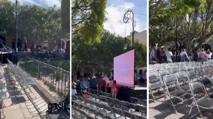 Claudia Sheinbaum llegó tarde a Salamanca