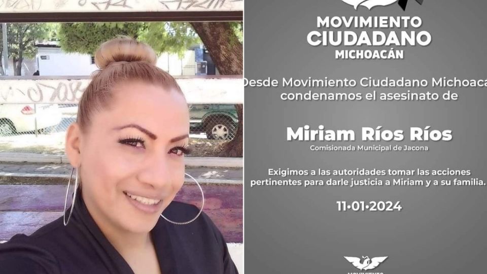 Miriam Nohemí Ríos fue asesinada en su negocio, ubicado sobre la Avenida Juárez, de la colonia Libertad, MC no descarta que el asesinato de su lideresa esté relacionado a su actividad política