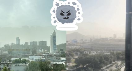 Cerro de La Silla "desaparece" por contaminación en Monterrey | VIDEO Y FOTOS