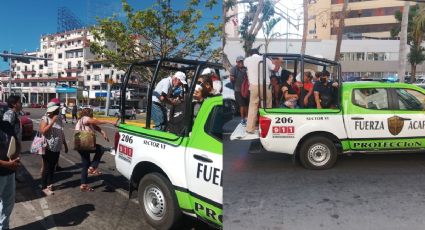 Paro de transportistas paraliza Acapulco: Se suspenden clases y cierran comercios