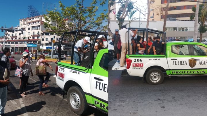 Paro de transportistas paraliza Acapulco: Se suspenden clases y cierran comercios