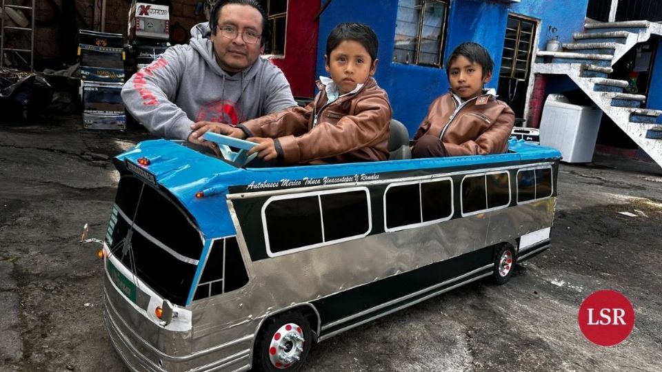 En Edomex, arman autobuses montables para niños