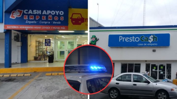 Ladrones asaltan 2 empeños en Veracruz durante este sábado