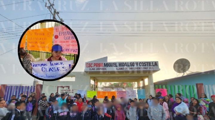 En Papantla, toman escuela primaria tras falta de docentes