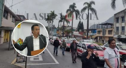 Protesta de taxis en Córdoba fue orquestada por el crimen organizado: Cuitláhuac