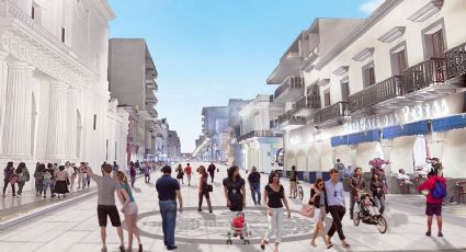 Así se verá el Centro Histórico de Veracruz con remodelación y avenida peatonal