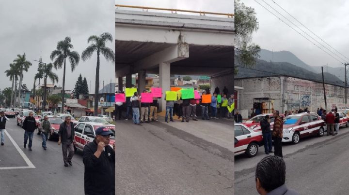 Se paraliza Córdoba: taxistas del centro del estado cierran accesos a la ciudad | VIDEO