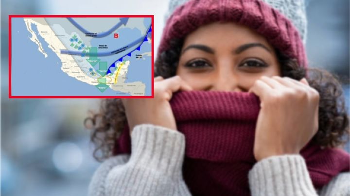 Así se sentirá el frente frío 28 en México; estos serán los estados con las temperaturas más bajas