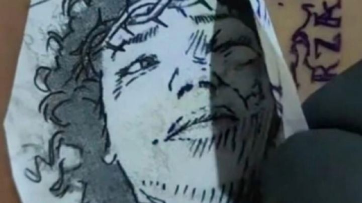 Hacen del rostro lastimado de Paolita Suárez un famoso tatuaje