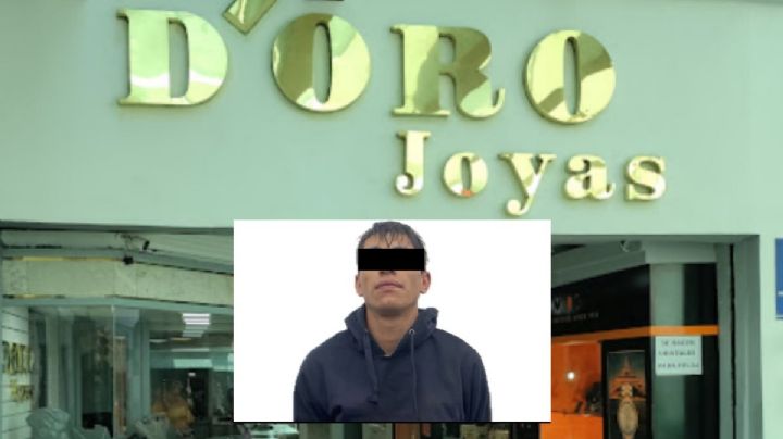 Detienen a Diego Osiel, presunto ladrón que robó joyería en Xalapa