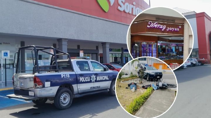 Asalto en joyería del puerto de Veracruz en medio de balazos; dos detenidos