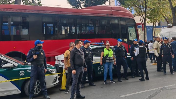 Fallece persona tras ser atropellada por Metrobús en Reforma e Insurgentes