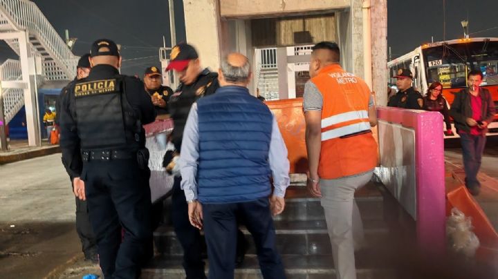 Metro Pantitlán: Fallece hombre en escaleras; indican posible caída