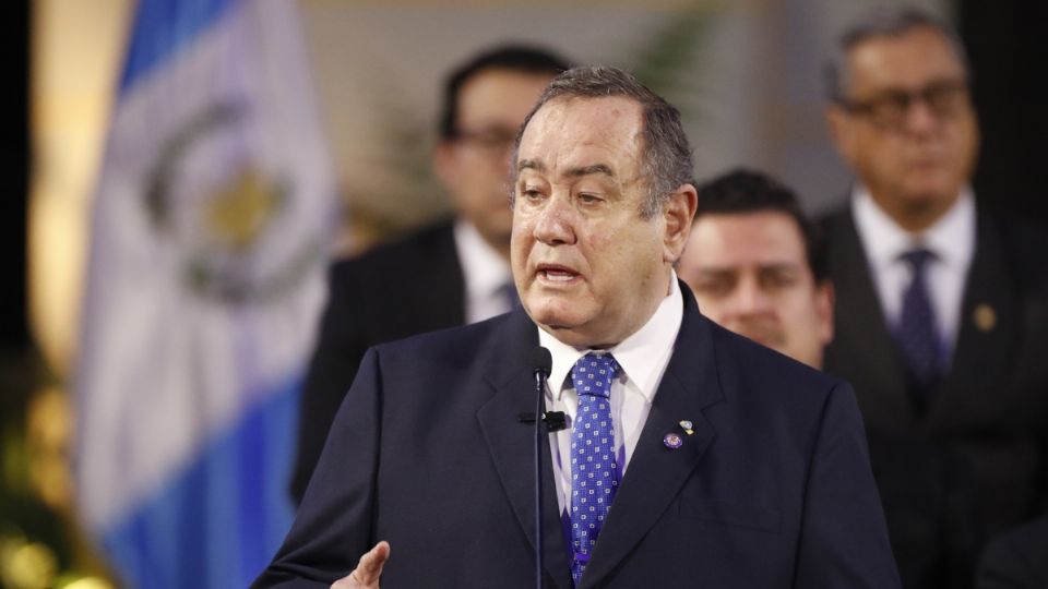 El expresidente de Guatemala Alejandro Giammattei