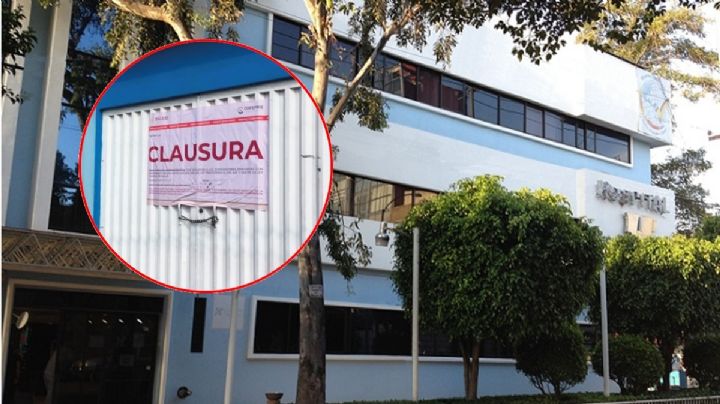 Clausuran estos hospitales y clínicas de la CDMX y Edomex por riesgos sanitarios