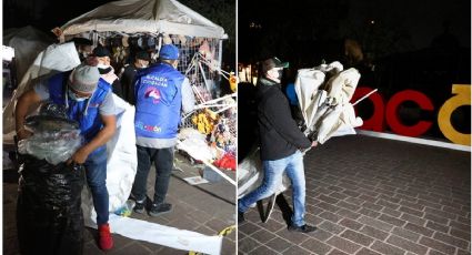 Así se recuperó el Centro Histórico de Coyoacán tras plantón de comerciantes