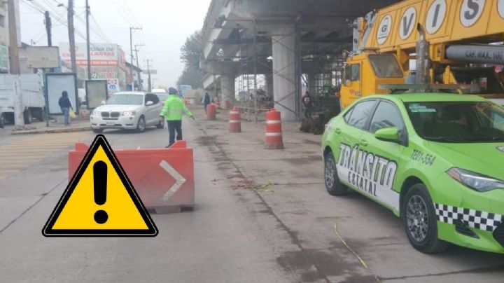 Por construcción de puente vehicular, cierran tramo de Lázaro Cárdenas en Xalapa