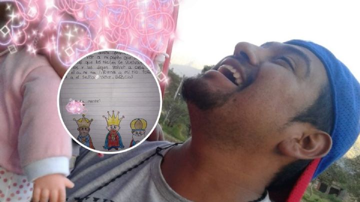 Con carta a los Reyes Magos, hija pide que regrese su papá desaparecido en Mendoza